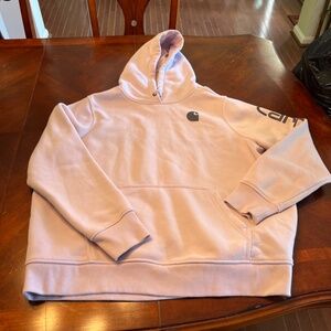 Carhartt Women's Light Purple Hoodie Relaxed Fit XXL